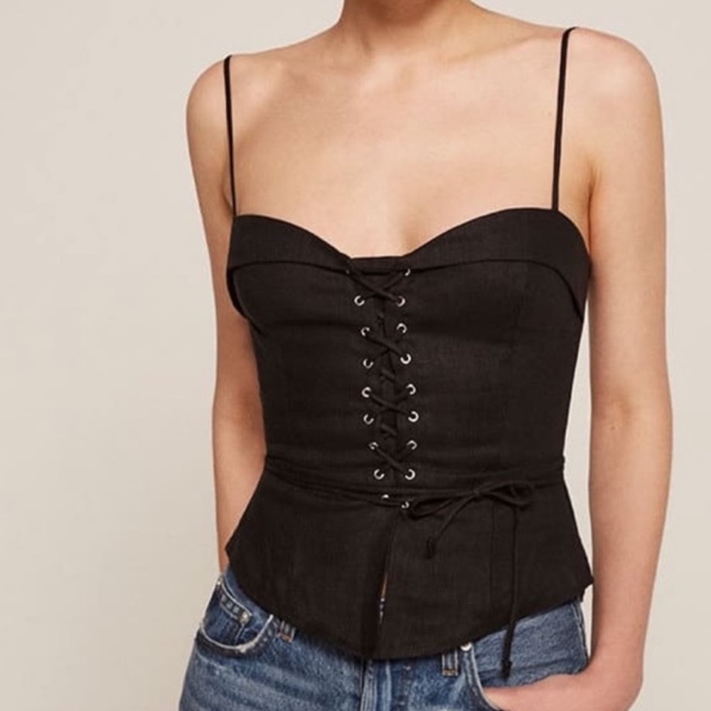 Reformation Clayten Corset Top